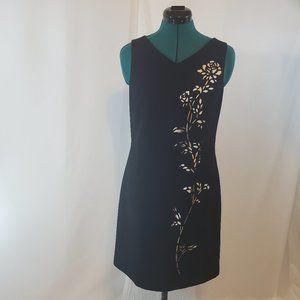 YL by Yair - Women's Dress - Size 6 - Black/Ivory
